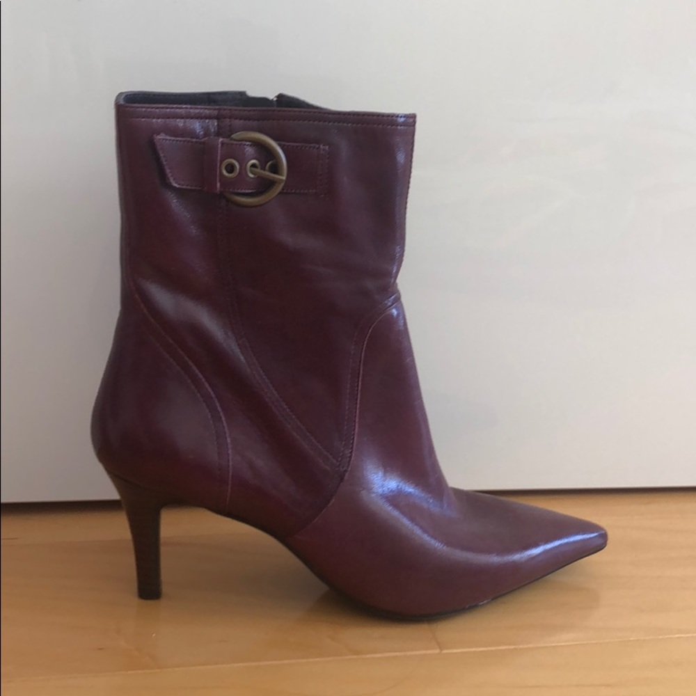 Nine West Wine-Colored Boots
